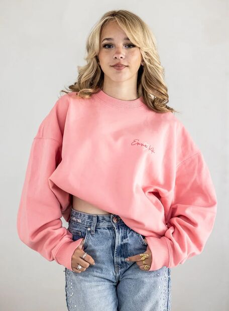 Emma Sweater Pink front