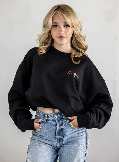 Emma Sweater Black front