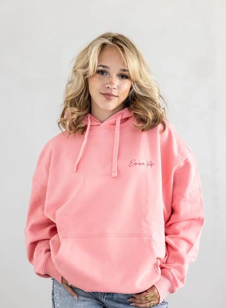 Emma Hoody Pink front