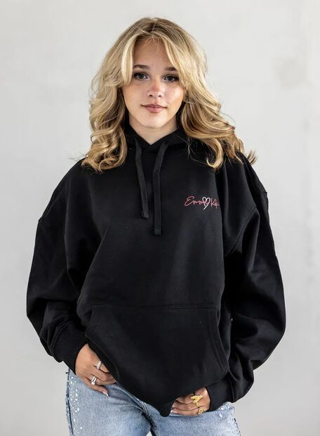 Emma Hoody Black front