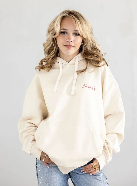 Emma Hoody Natural Raw front