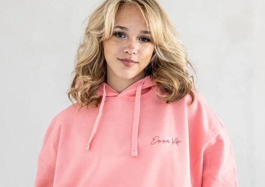 Emma Hoody Pink front