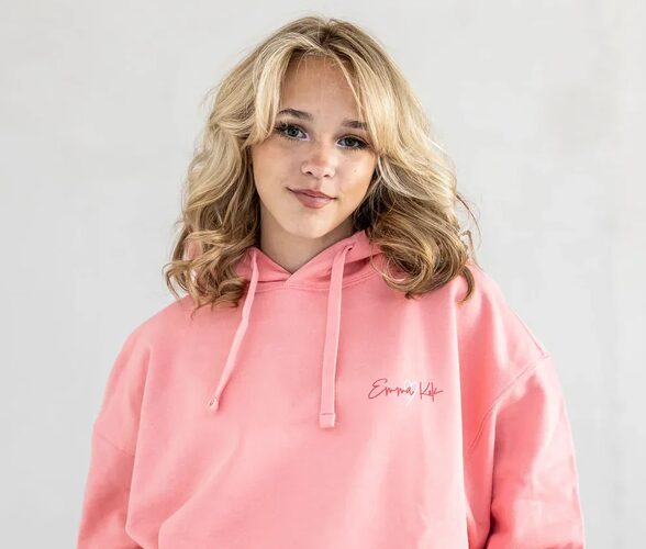 Emma Hoody Pink front