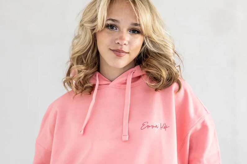 Emma Hoody Pink front